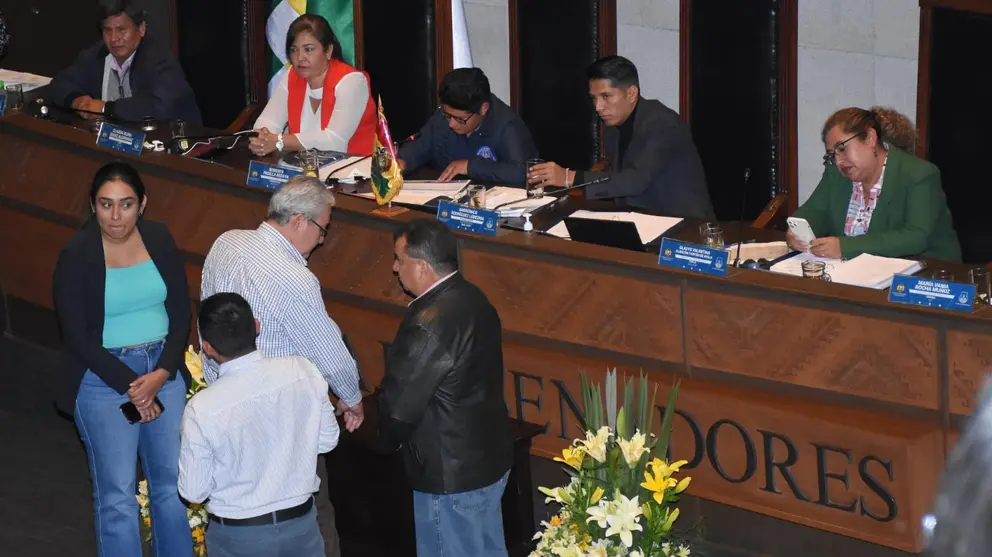 Sesi&oacute;n complicada en la C&aacute;mara de Senadores./ APG