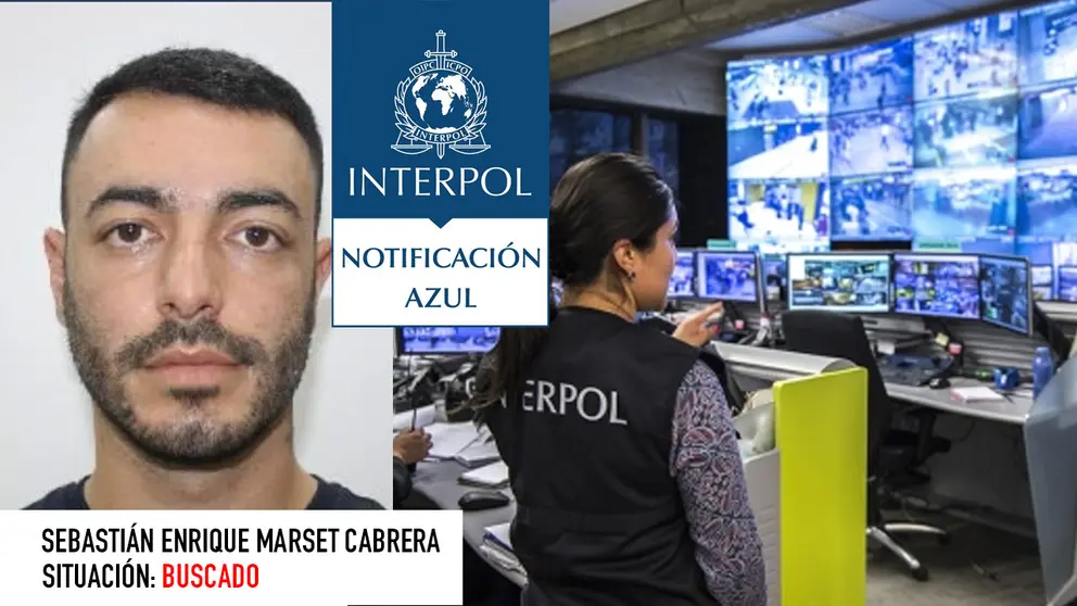 La Interpol public&oacute; la notificaci&oacute;n azul solicitada por Bolivia contra Sebasti&aacute;n Marset. COMPOSICI&Oacute;N OPINI&Oacute;N