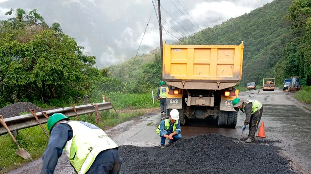 Trabajos realizados en el tramo por parte de la ABC./ ABC
