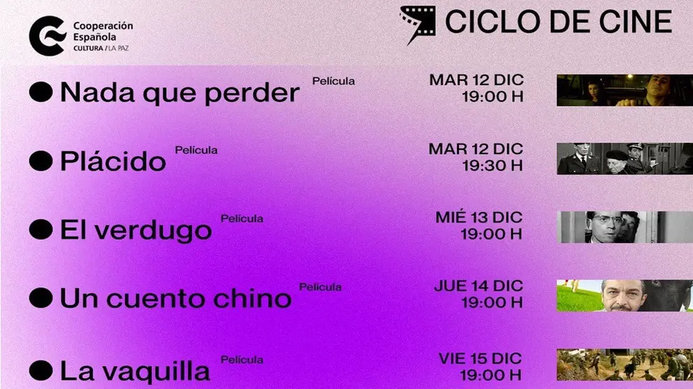 MARTadero proyecta ciclo de cine espa&ntilde;ol./ mARTadero