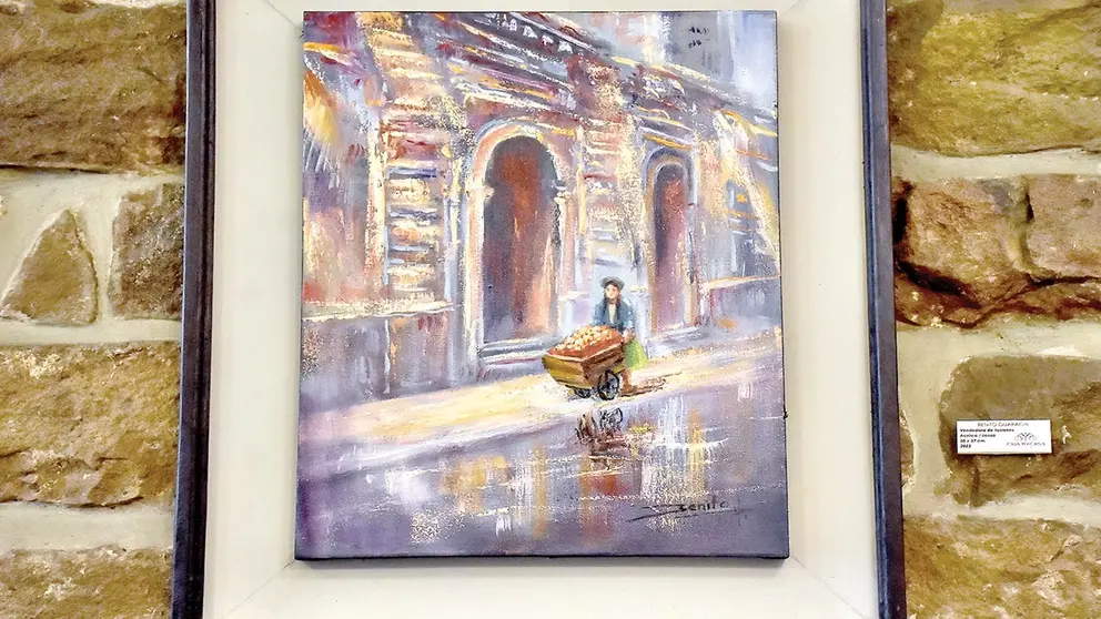 Una obra de arte de Benito Guarachi./ DICO SOL&Iacute;S