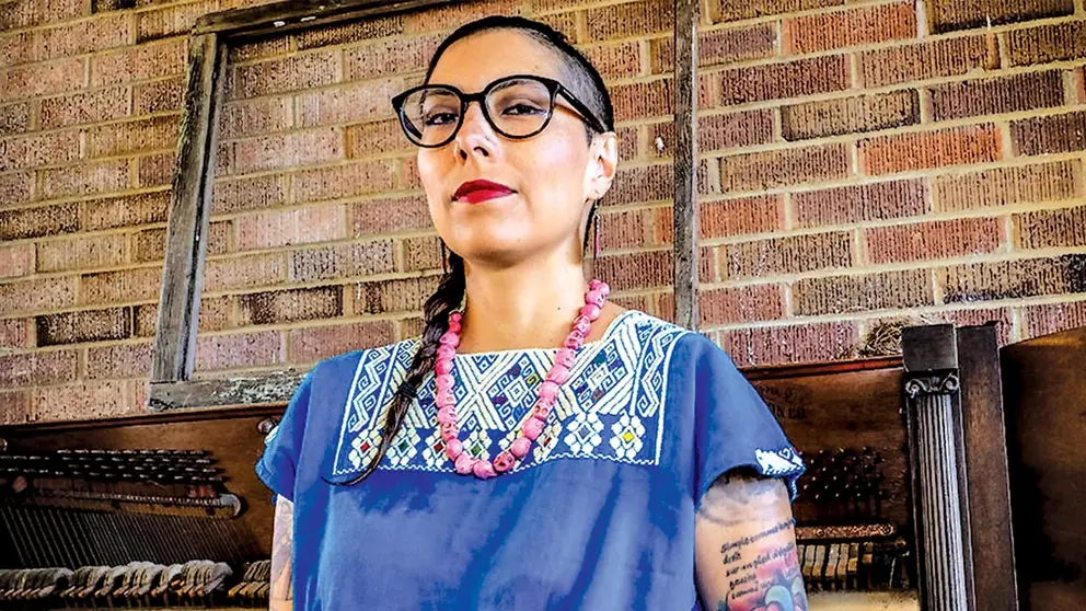 Viviana Gonzales, la poeta que representa la literatura boliviana./ CORTES&Iacute;A