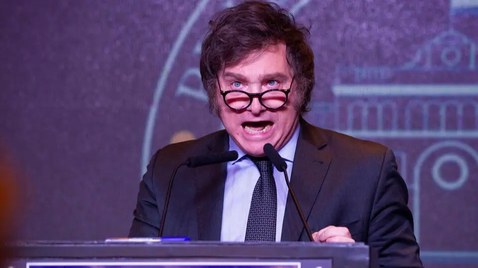 Javier Milei, presidente argentino. P&Aacute;GINA 12