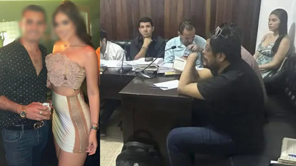 Audiencia (d) de la exreina de belleza, Alondra M (i). RRSS