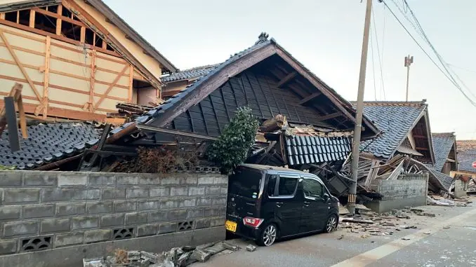 La ciudad de Suzu, en Ishikawa, destruida. INTERNATIONAL PRESS