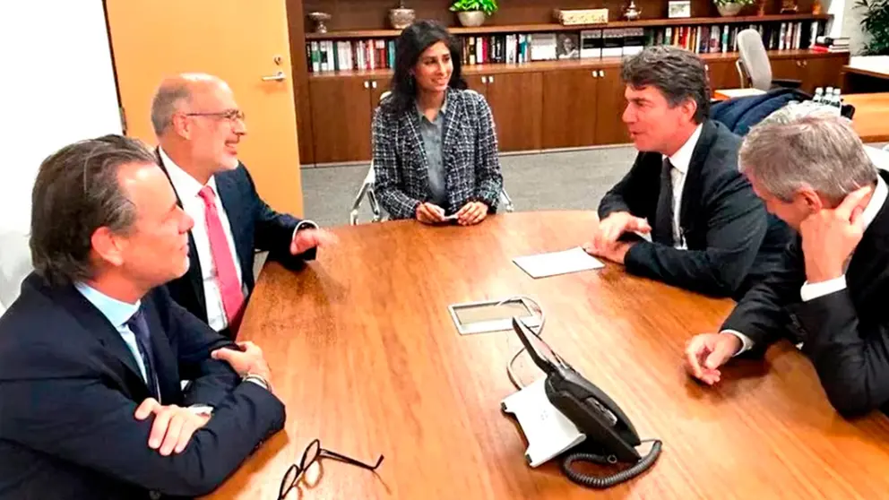 Reuni&oacute;n pasada de parte del gobierno argentino./ GITAGOPINATH