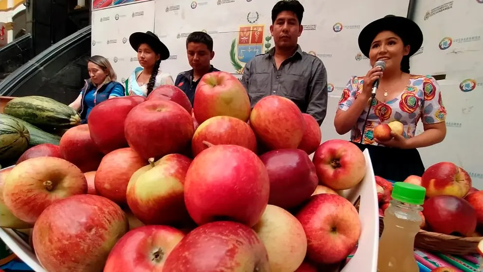 Este domingo 7 de enero se realiza la XXII Feria de la manzana, en el municipio de Pojo./ DICO SOL&Iacute;S