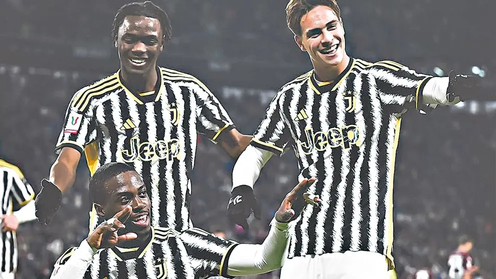 Jugadores de Juventus celebran una conquista./ INSTAGRAM JUVENTUS