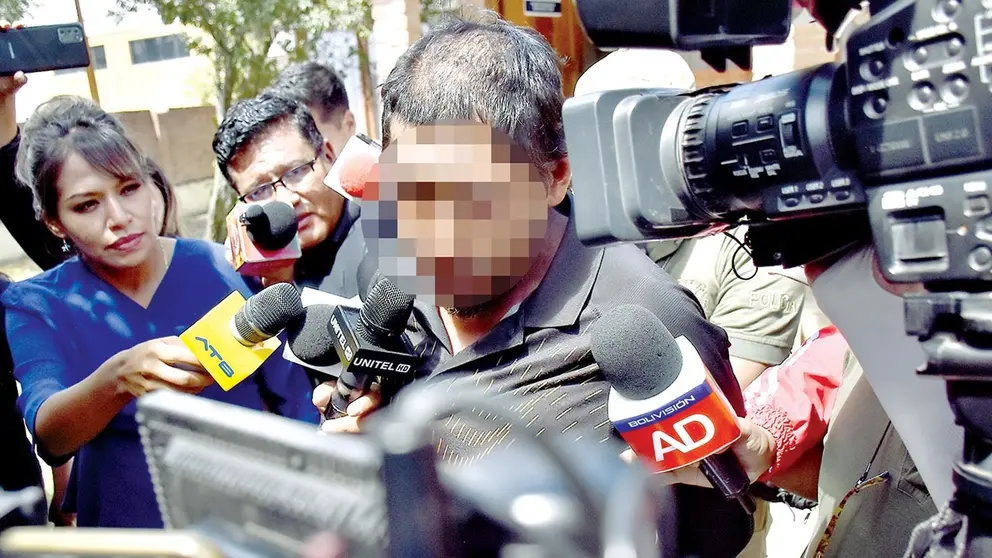 Javier Zenteno, presunto feminicida de Katherine M. en Cochabamba./ DICO SOLÍS