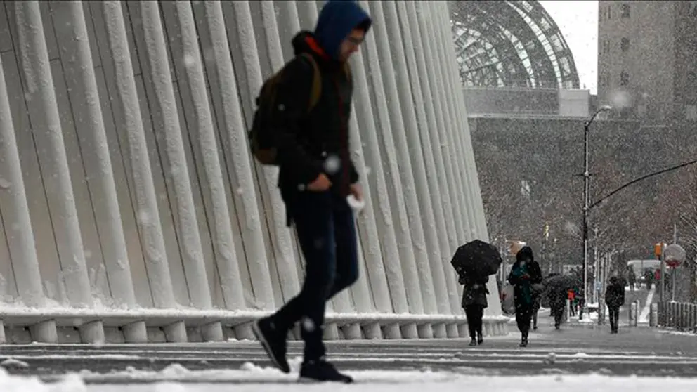 Nevadas ocasionadas en Estados Unidos. ANADOLU