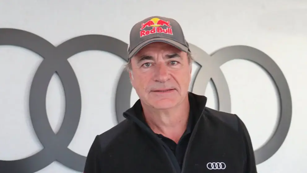 El piloto Carlos Sainz, tras la victoria./ CAPTURA DE VIDEO