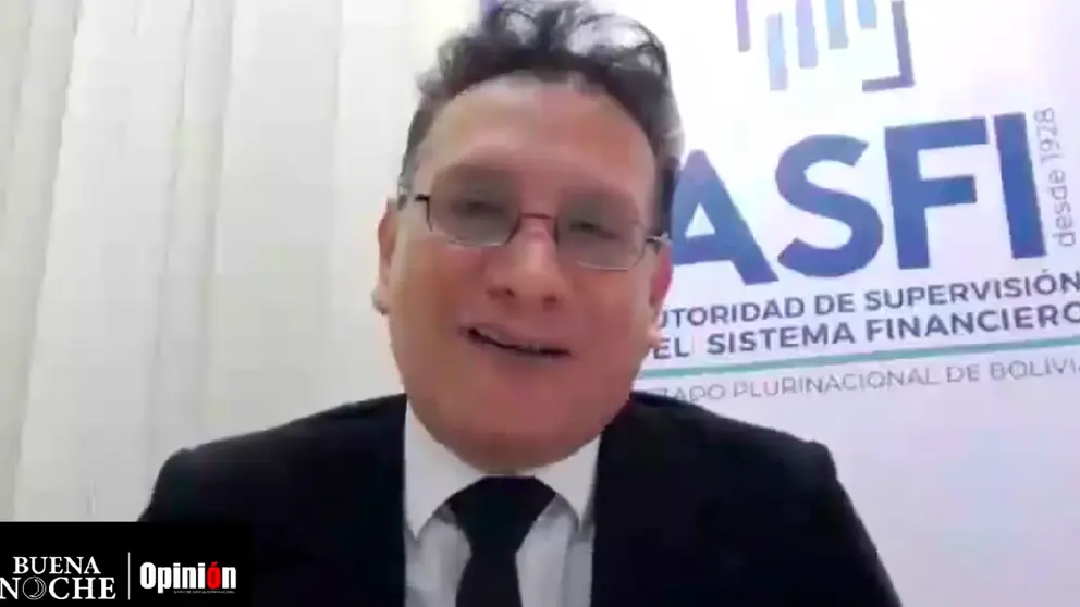 Gustavo G&oacute;mez, parte de la ASFI en Buena Noche. CAPTURA DE VIDEO