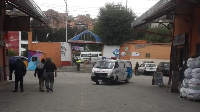 Una ambulancia