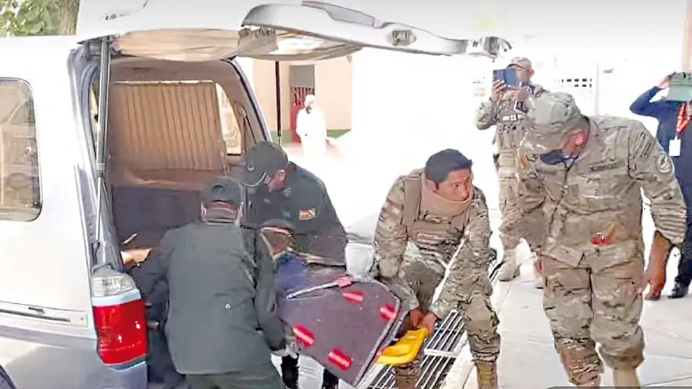 Un militar fallece en Pisiga./ CAPTURA NOTICIAS DE ORURO DOBLE IMPACTO