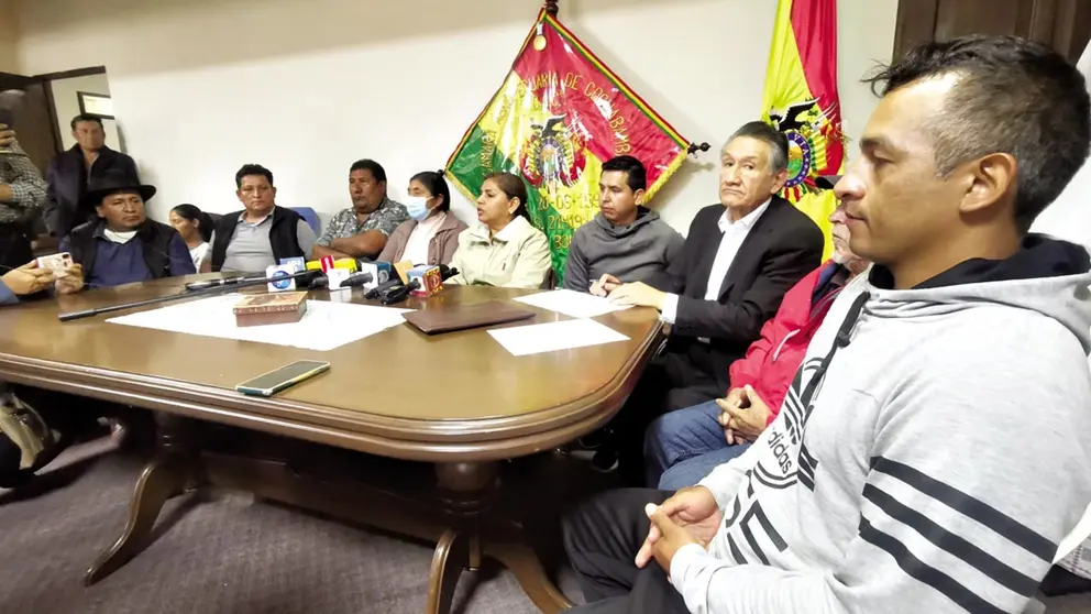 Representantes de diferentes sectores en la C&aacute;mara Agropecuaria de Cochabamba, el pasado 29 29 de enero./ MELISSA REVOLLO
