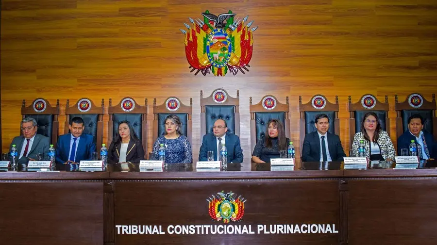 Los magistrados del Tribunal Constitucional. TCP