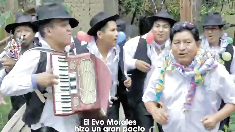 Los copleros del ala arcista. /  CAPTURA VIDEO