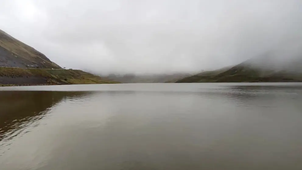 Embalse de Hampaturi en La Paz. / EPSAS