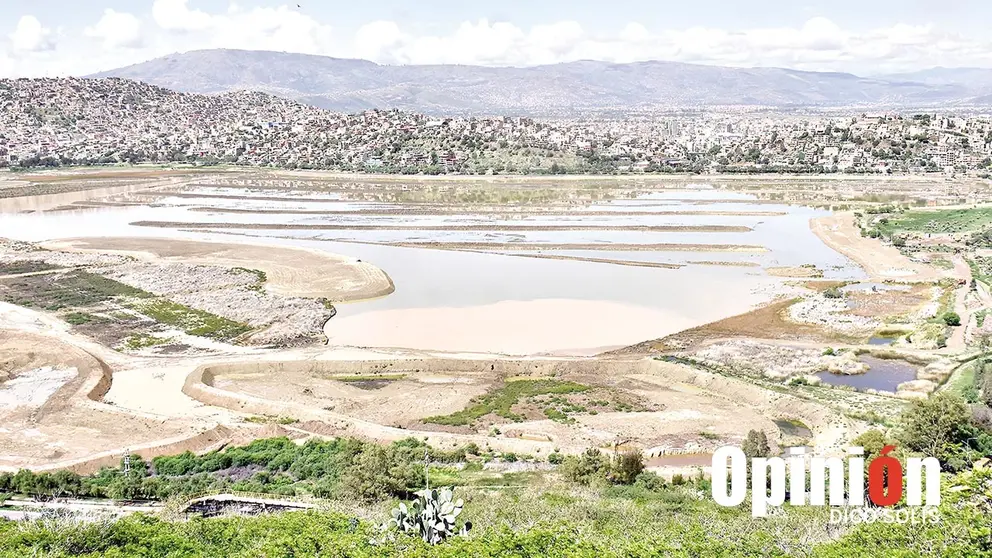 Una vista panor&aacute;mica del caudal de Alalay./ DICO SOL&Iacute;S