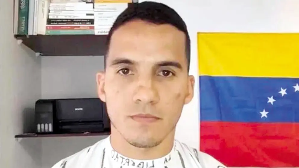 El exmilitar venezolano Ojeda secuestrado en Chile./ BBCMUNDO
