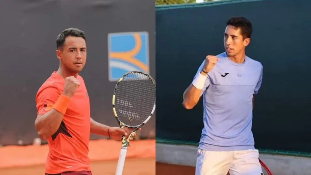 Hugo (izquierda) y Murkel (derecha) Dellien, los hermanos se enfrentar&aacute;n en el Challenger de Bolivia. FACEBOOK DE HUGO Y MURKEL.