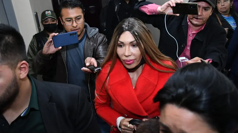 Gabriela Zapata, expareja de Evo Morales. APG