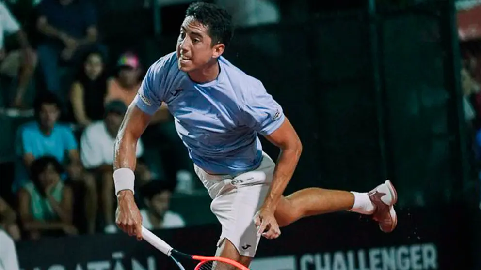 El tenista boliviano durante un torneo pasado. YUCATAN OPEN