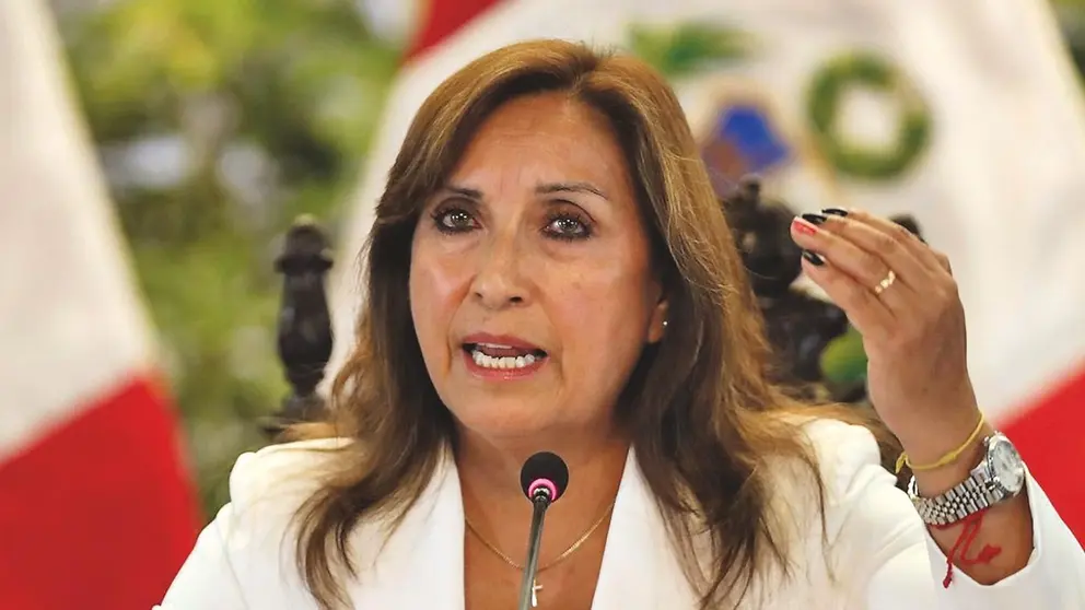 Una imagen de la presidenta de Perú, Dina Boluarte./ EL CONFIDENCIAL
