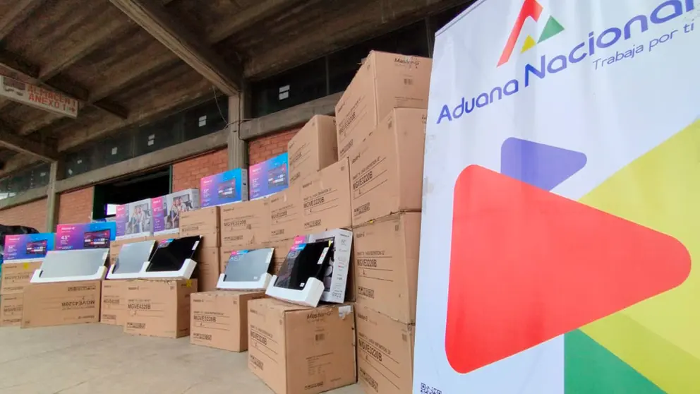 Equipos comisados por la Aduana Nacional./ AN
