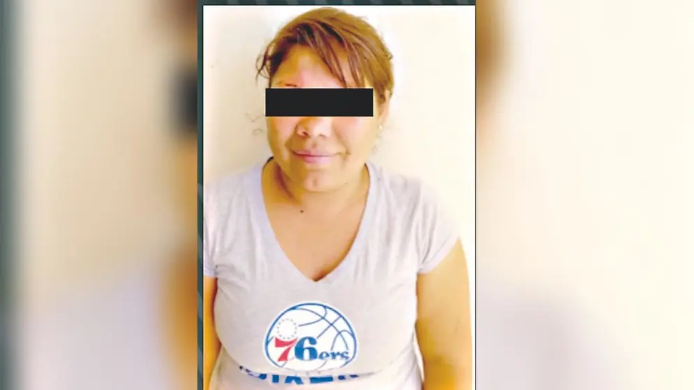 Litzi Erika A.C., detenida por lesiones graves y leves./ POLICÍA