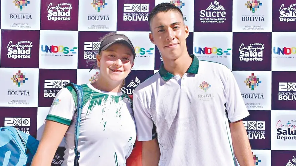 Trigosso (i) y Muñoz (d) jugarán por una dorada./ VICEMINISTERIO DE DEPORTES