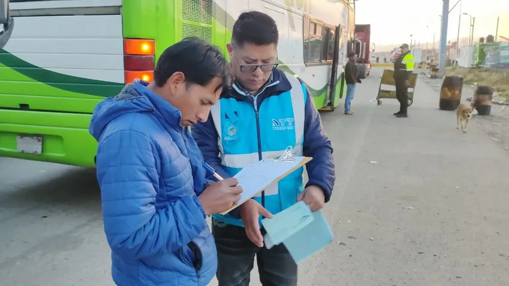 Inspecci&oacute;n en carretera. ATT