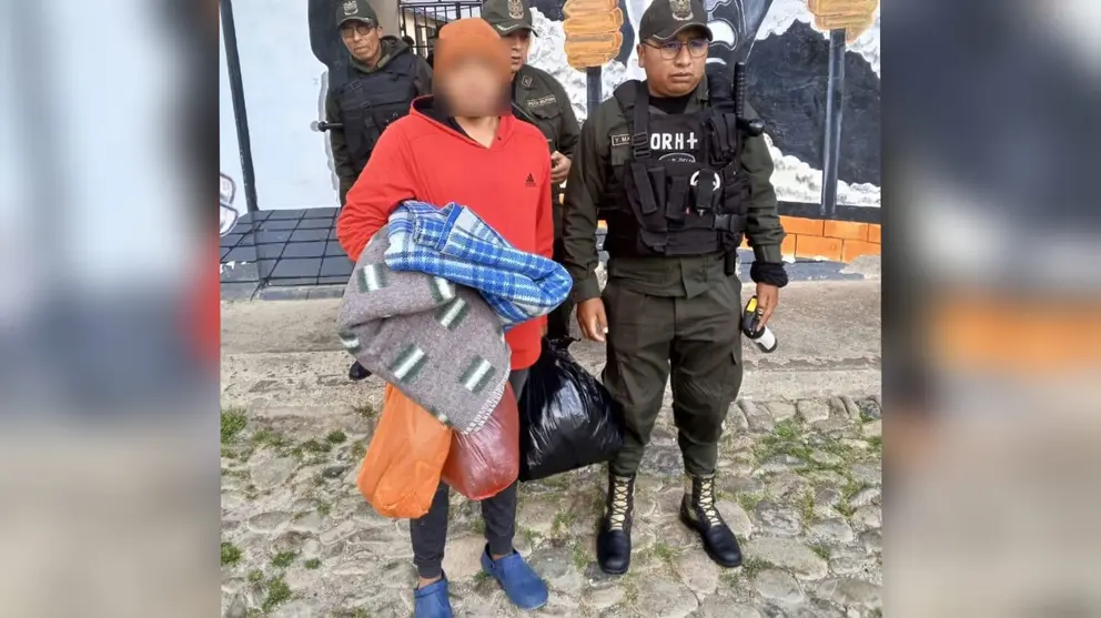 Joel P., pareja y principal sospechoso de la desaparici&oacute;n de Odalys V., fue trasladado al penal de Chonchocoro, en Viacha. MINISTERIO DE GOBIERNO