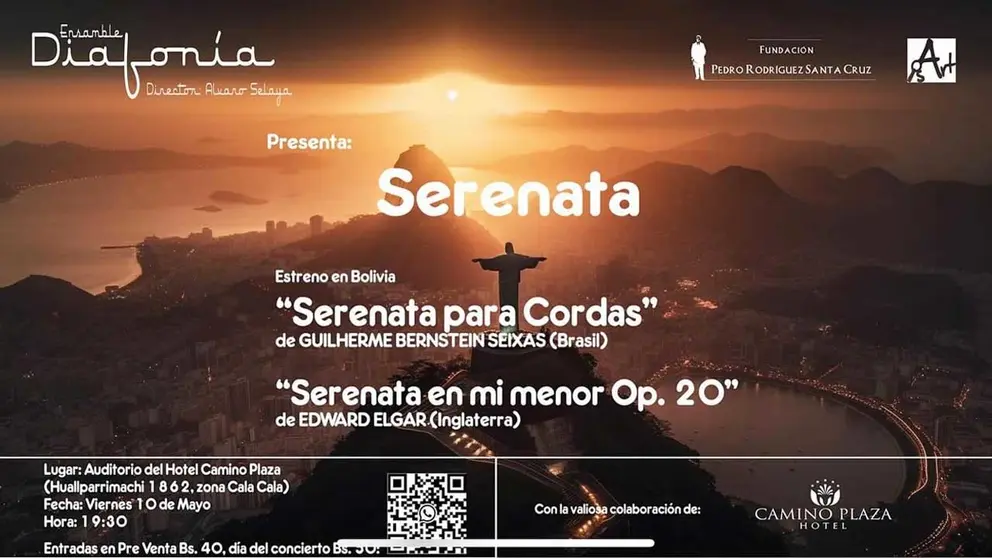 El grupo de ensamble Diafonía,presenta en Cochabamba el concierto &lsquo;Serenata&rsquo;./ FACEBOOK