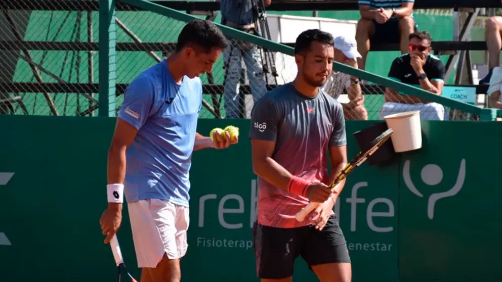 Los hermanos Hugo y Murkel Dellien, en un evento pasado./ HUGO DELLIEN