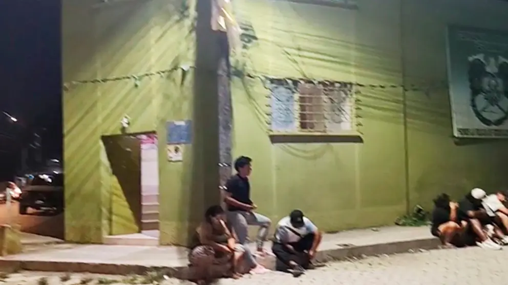 Polic&iacute;a Rural y Fronteriza de Guanay, anoche. RRSS