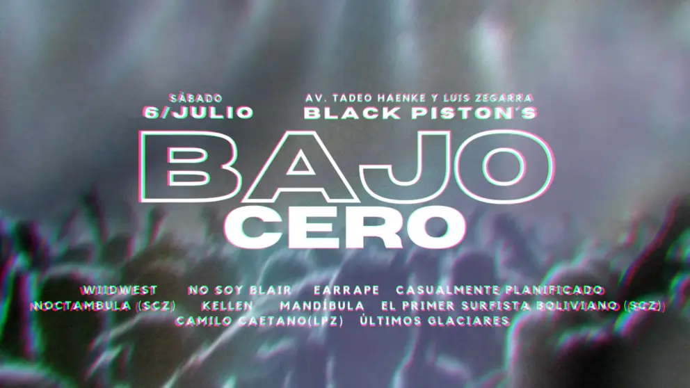 Portada de promoci&oacute;n del festival Bajo Cero. Bajo Cero