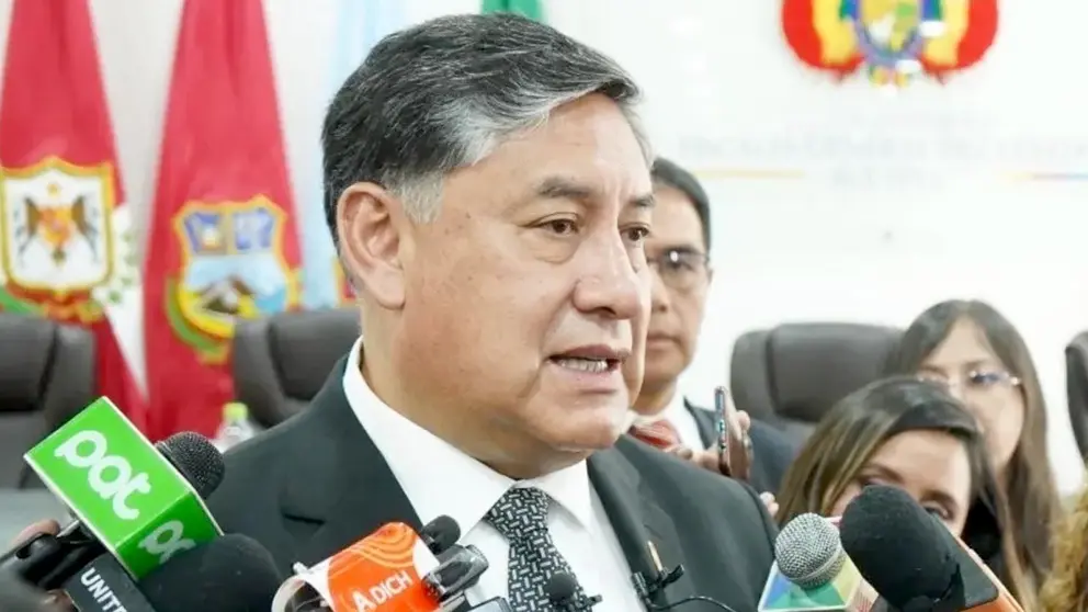 El fiscal general del Estado, Juan Lanchipa./ FGE