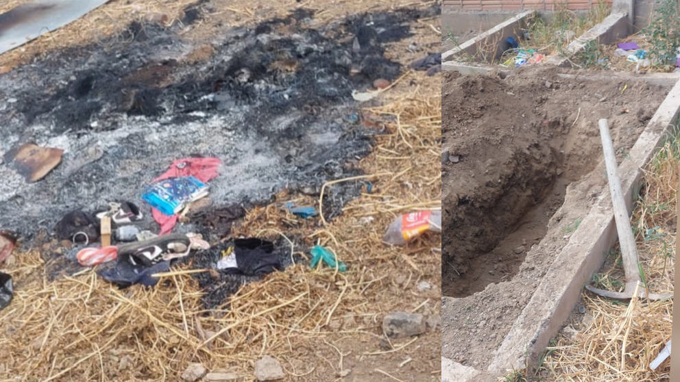 Joven asesinado y quemado en Sacaba, en Cochabamba. CORTES&Iacute;A