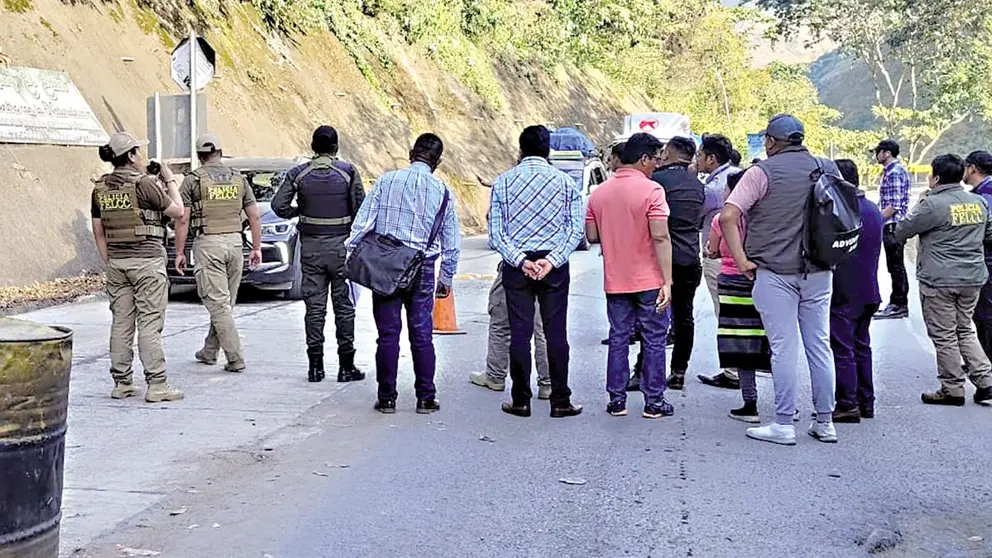 Reconstrucci&oacute;n del caso Odalis en Los Yungas de La Paz./ FISCAL&Iacute;A