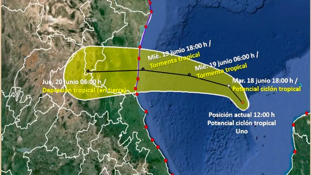 imagen ilustrativa de la tormenta./ TOMADA DE BBC