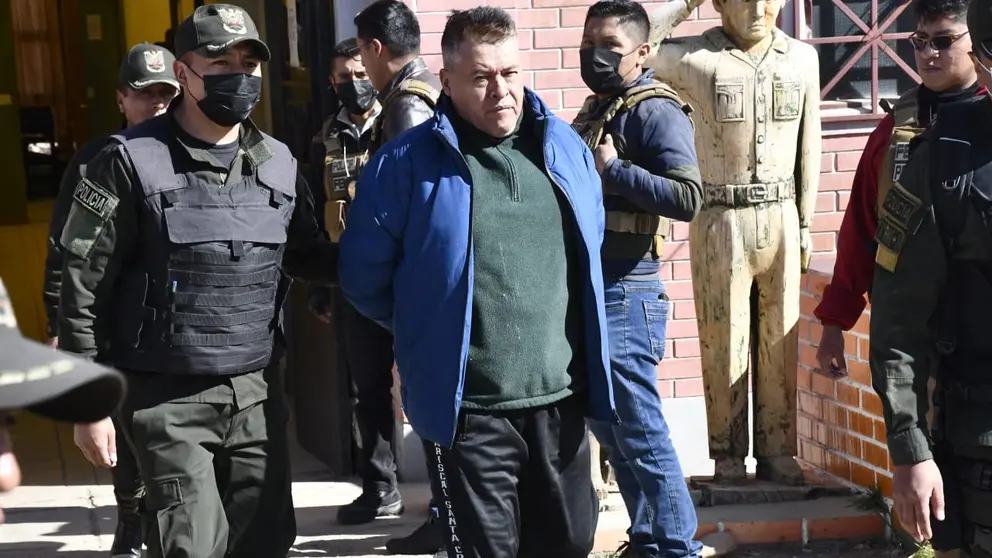 Trasladan al general Z&uacute;&ntilde;iga a otra c&aacute;rcel por razones de seguridad./ MINISTERIO DE GOBIERNO