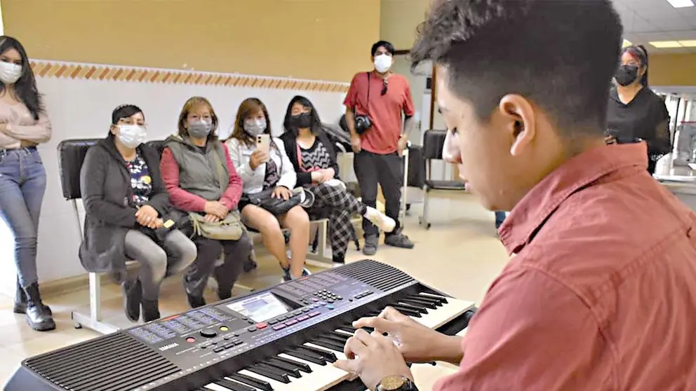 Presentaci&oacute;n del recital &lsquo;Grito Latidxs&rsquo; en el Hospital Obrero 2./ NO&Eacute; PORTUGAL