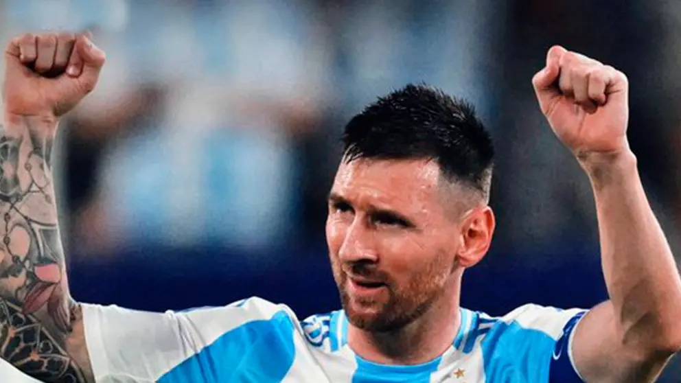 Lionel Messi, tras su gol en semifinal. COPA AM&Eacute;RICA