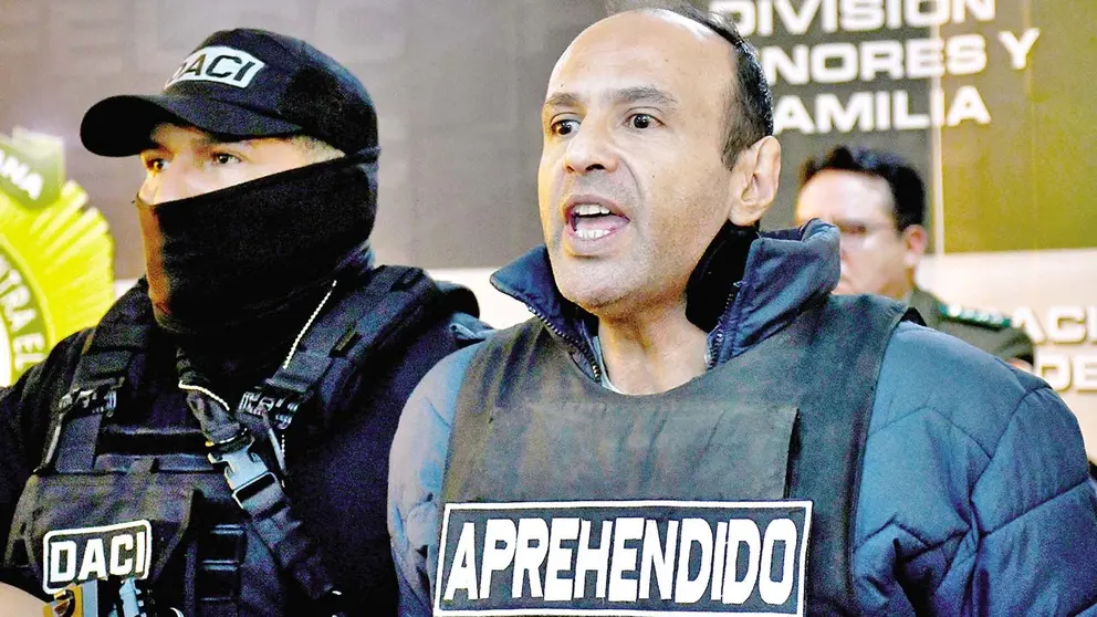El activista Luis Fernando Hamdan, uno de los detenidos por la revuelta militar del 26 de junio./ APG