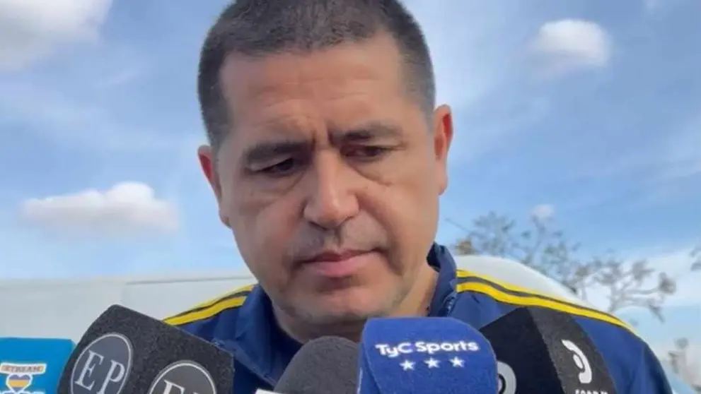 Juan Rom&aacute;n Riquelme, presidente de Boca Juniors. TATO AGUILERA.