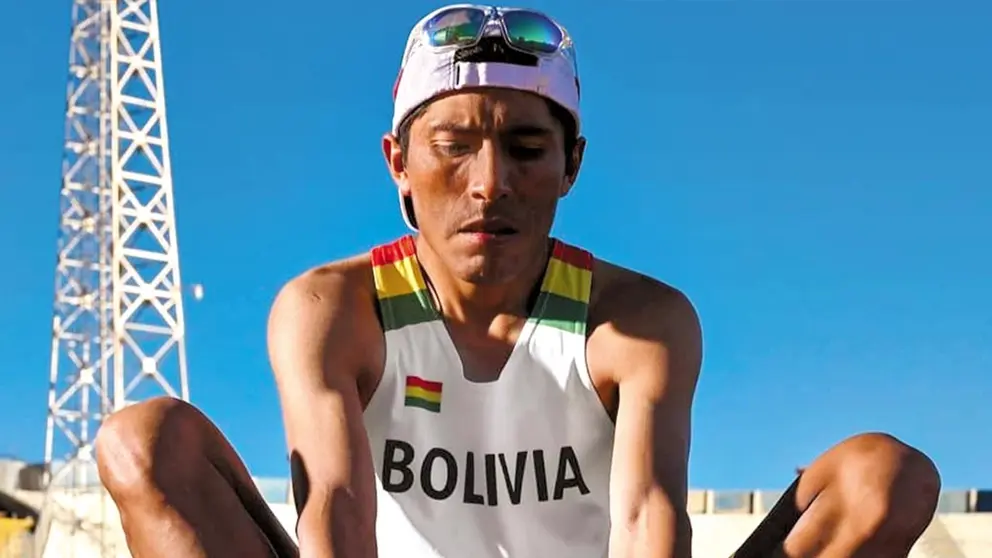 Héctor Garibay maratonista olímpico boliviano./ FACEBOOK HECTOR GARIBAY