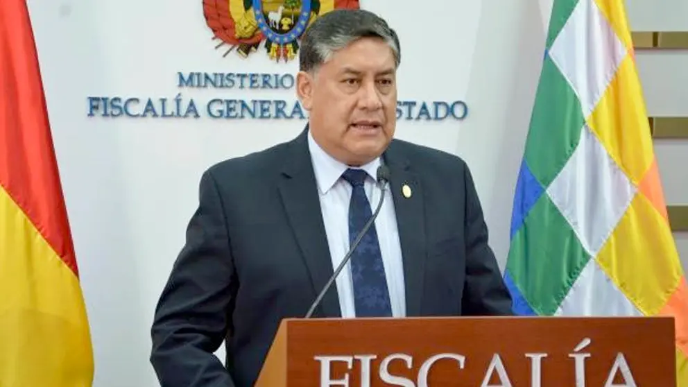 El fiscal general del Estado, Juan Lanchipa./ OXIGENO.BO