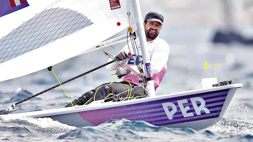 Stefano Peschiera, velerista peruano ganador del bronce. / PARÍS 2024