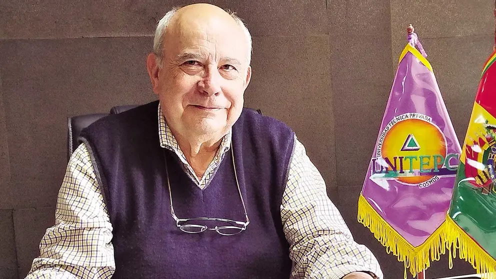 Ramón Daza, el académico que edificó  la universidad pública  en Cochabamba./ NOÉ PORTUGAL